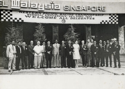 The Western Pacific Motor Racing Championship delegates meeting, Singapore, April 1971